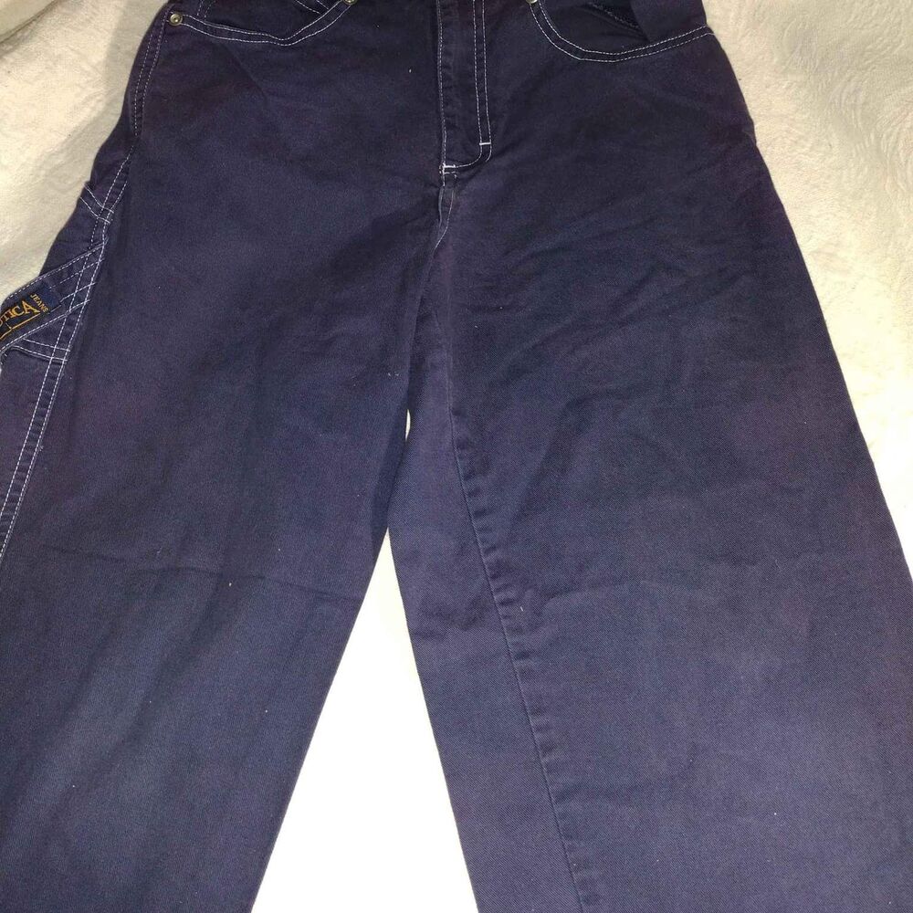 🙂Boys' Blue Nautica Painter's Pants Size 7 - Picture 2 of 5